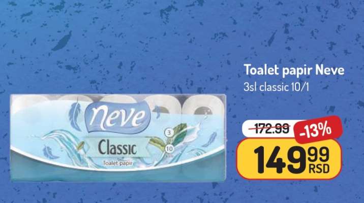 Toalet papir Neve
