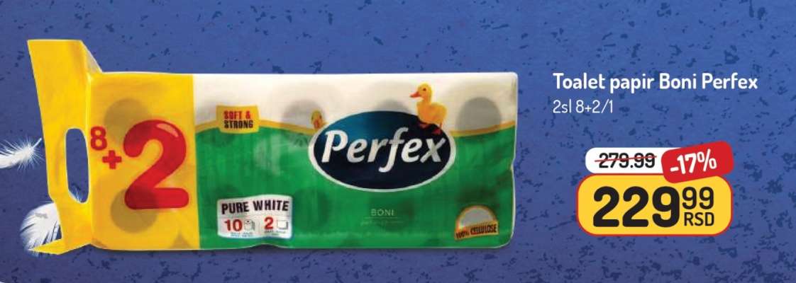 Toalet papir Boni Perfex