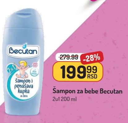 Šampon za bebe Becutan