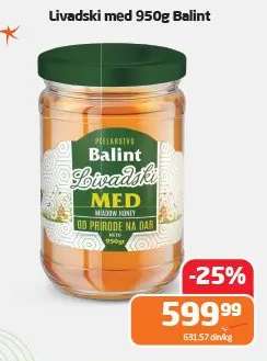 Livadski med 950g Balint
