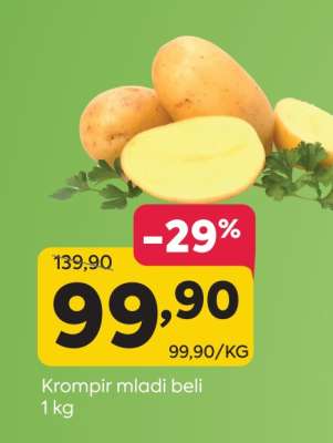 Krompir mladi beli