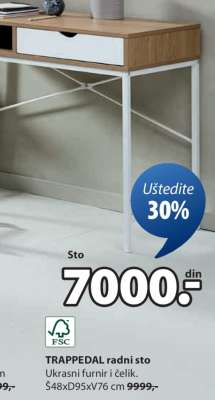 TRAPPEDAL RADNI STO