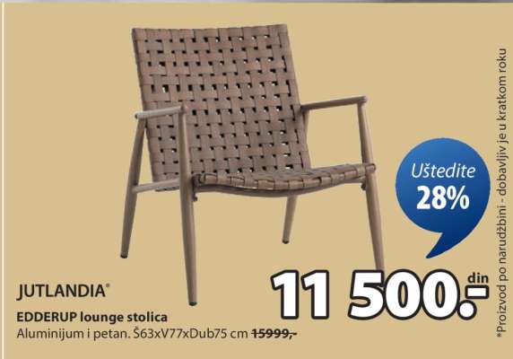 EDDERUP LOUNGE STOLICA