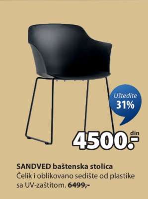 SANDVED BAŠTENSKA STOLICA