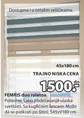FEMRIS DUO ROLETNA
