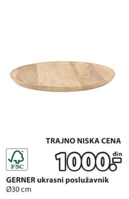GERNER UKRASNI POSLUŽAVNIK