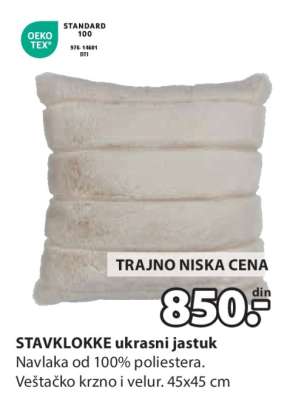 STAVKLOKKE UKRASNI JASTUK