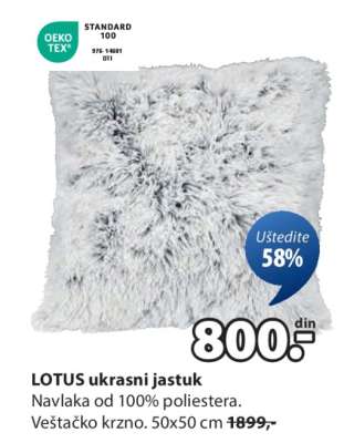 LOTUS UKRASNI JASTUK