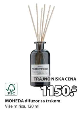 MOHEDA difuzor sa trskom