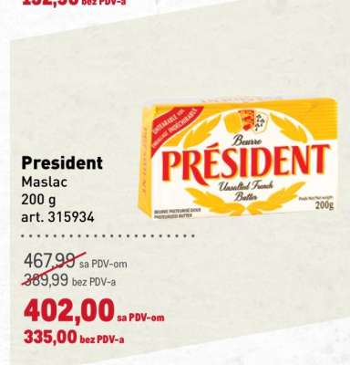 President maslac
