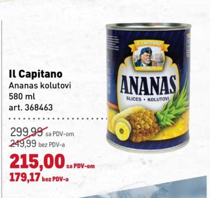 Il Capitano Ananas kolutovi