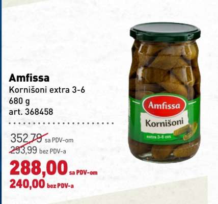 Amfissa Kornišoni extra 3-6