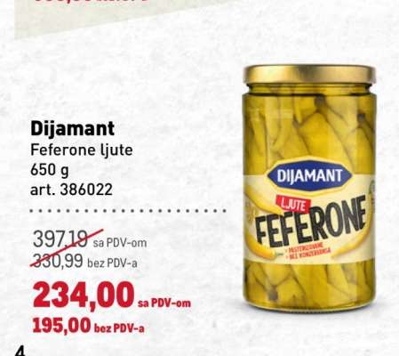 Dijamant Feferone ljute