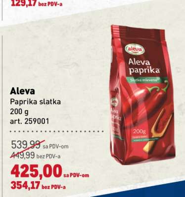 Aleva Paprika slatka
