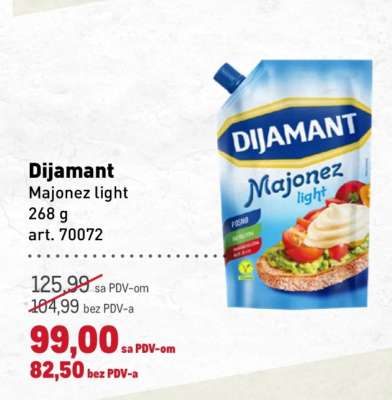 Dijamant Majonez Light