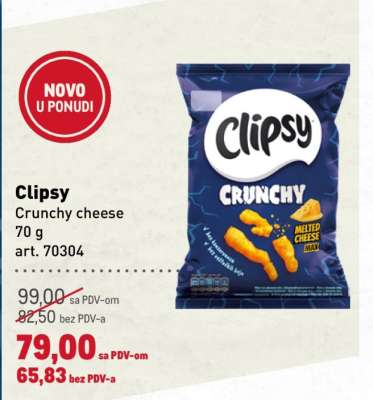 Clipsy Crunchy cheese