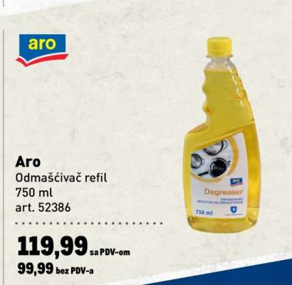 Aro Odmašćivač Refil