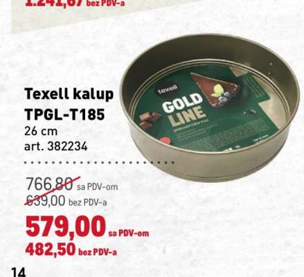 Texell kalup TPGL-T185