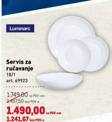 Servis za ručavanje