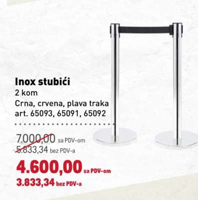 Inox stubići