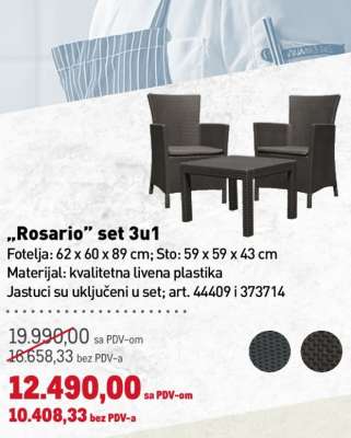 „ROSARIO” SET 3U1