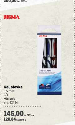 Gel olovka