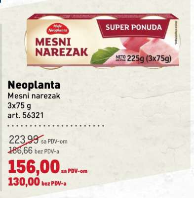 Neoplanta Mesni narezak