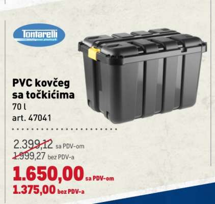 PVC kovčeg sa točkićima