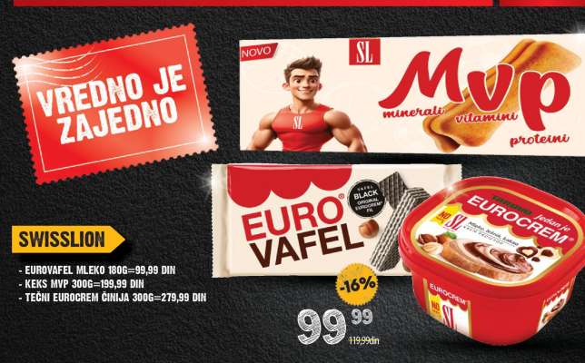 EUROVAFEL MLEKO 180G
