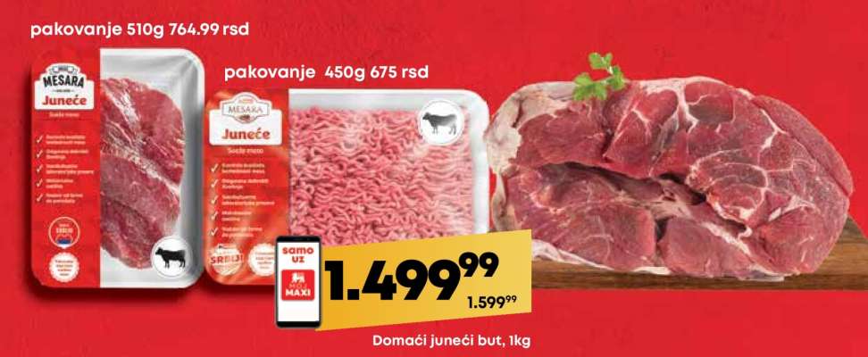 Domácí junečí but, 1kg