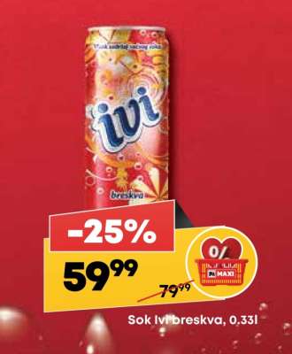 Sok Ivi Breskva 0.33L