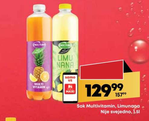 Sok multivitamin, limunana