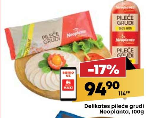 Delikates pileće grudi Neoplanta 100g
