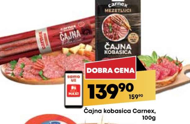 Čajna kobasica Carnex