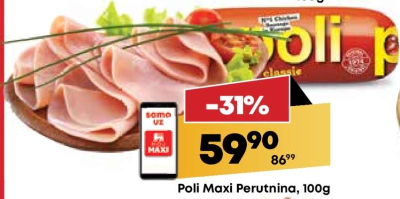 Poli maxi Perutnina 100g