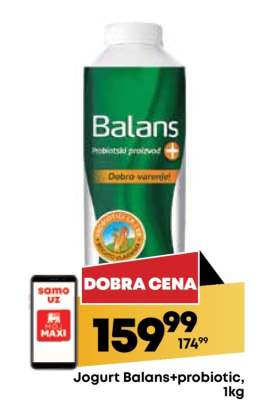 Jogurt Balans+ probiotic