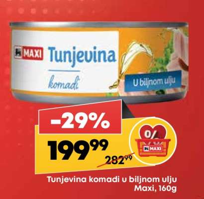 Tunjevina komadi u biljnom ulju