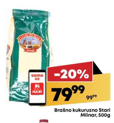 Brašno kukuruzno Stari Mlinar , 500g
