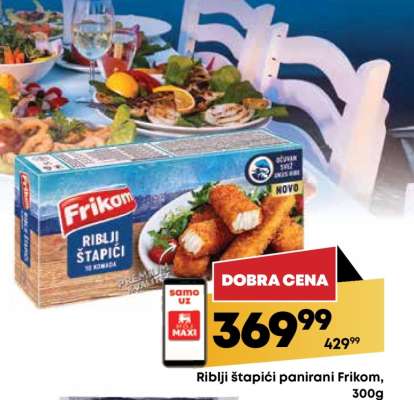 Riblji štapići panirani Frikom