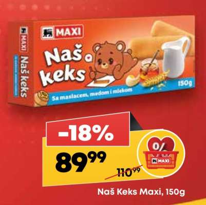 Naš Keks Maxi, 150g