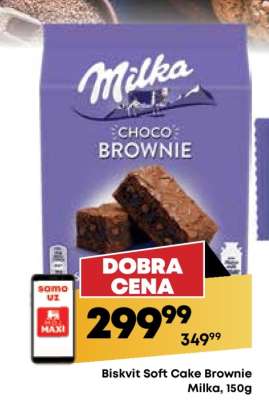 Biskvit Soft Cake Brownie Milka, 150g