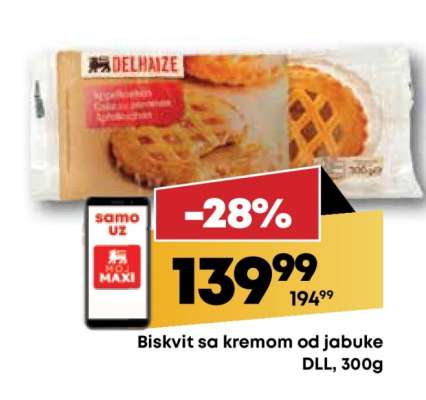 Biskvit sa kremom od jabuke