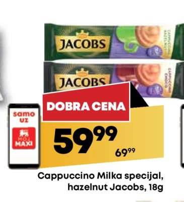 Cappuccino Milka Specijal hazelnut Jacobs 18g