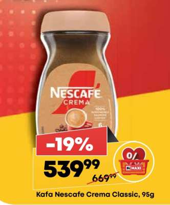 Kafa Nescafe Crema Classic 95g