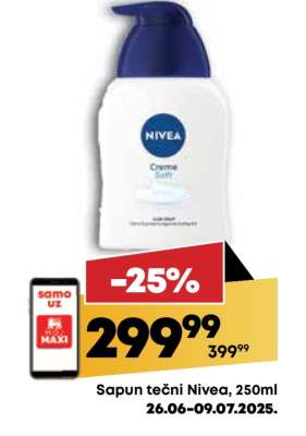 Sapun tečni Nivea, 250ml