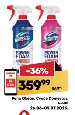 Pena Okean, Cveće Domestos, 435ml