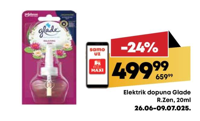Elektrik dopuna Glade R.Zen 20ml
