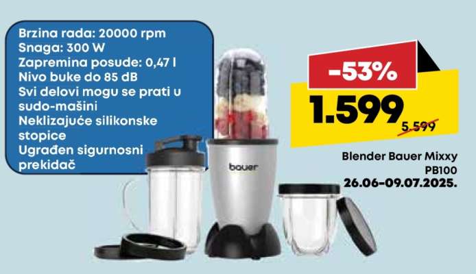 Blender Bauer Mixxy PB100