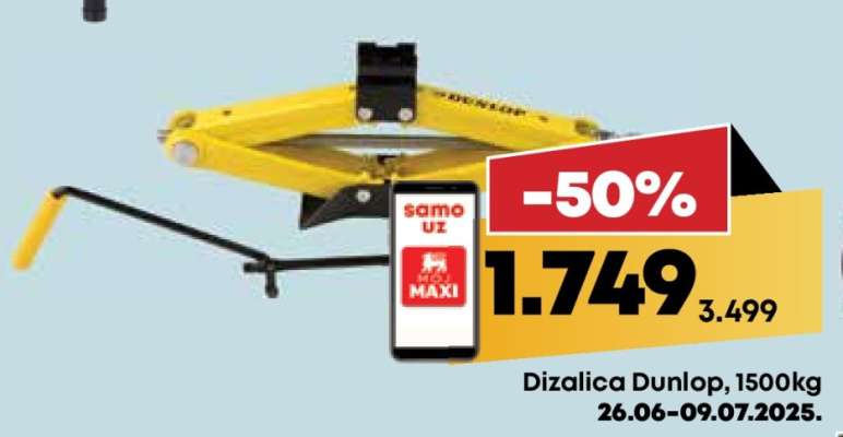 Dizalica Dunlop, 1500kg