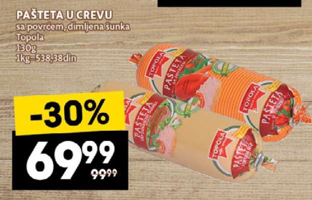 PAŠTETA U CREVU
